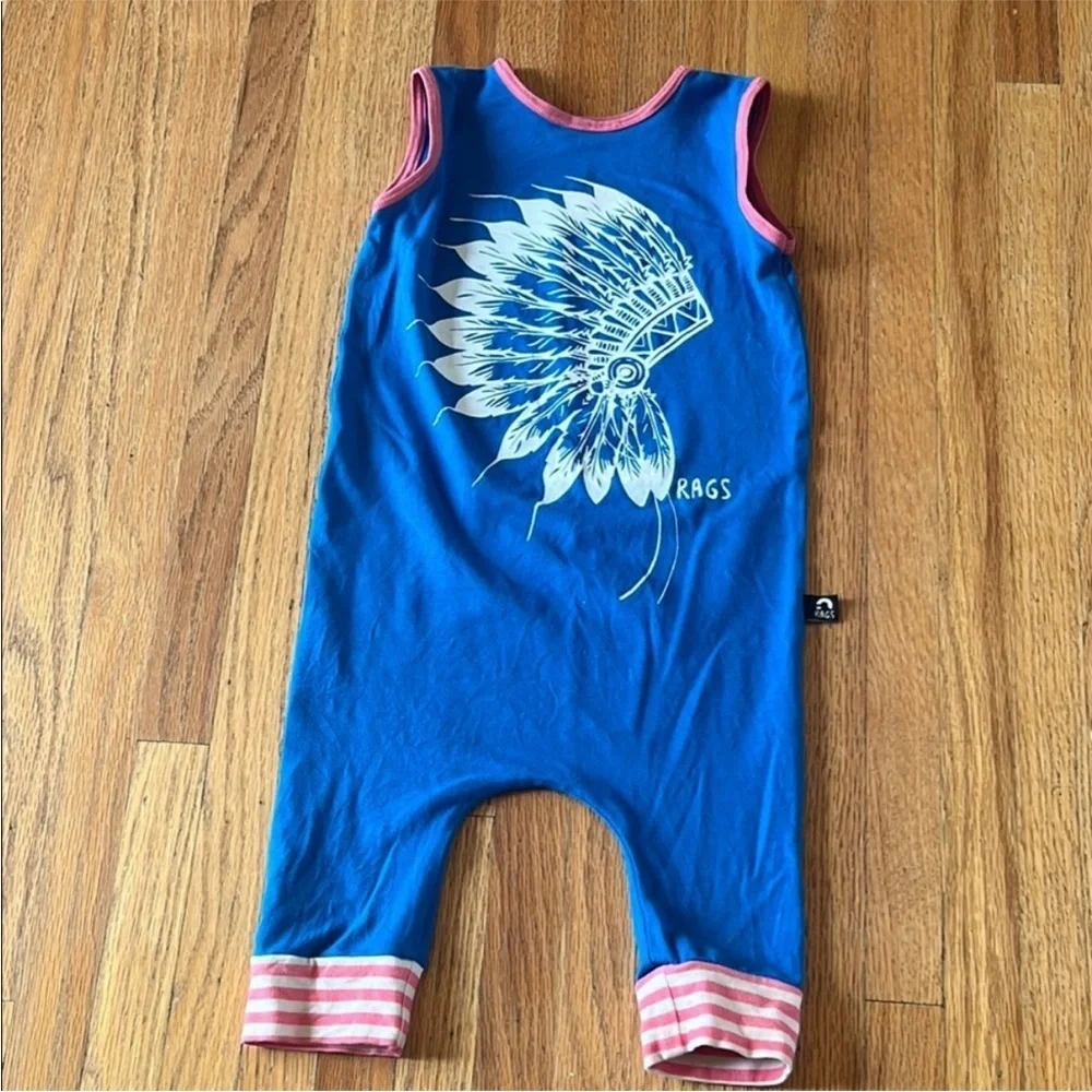 RAGS Bundle of 4 Rompers (12-18MO & 2T Sizes)